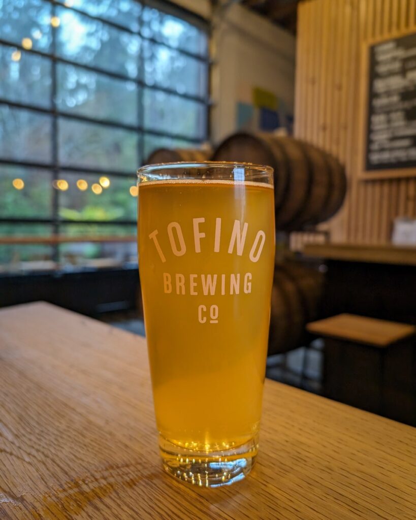 Beer at Tofino Brewing Co in Tofino, British Columbia