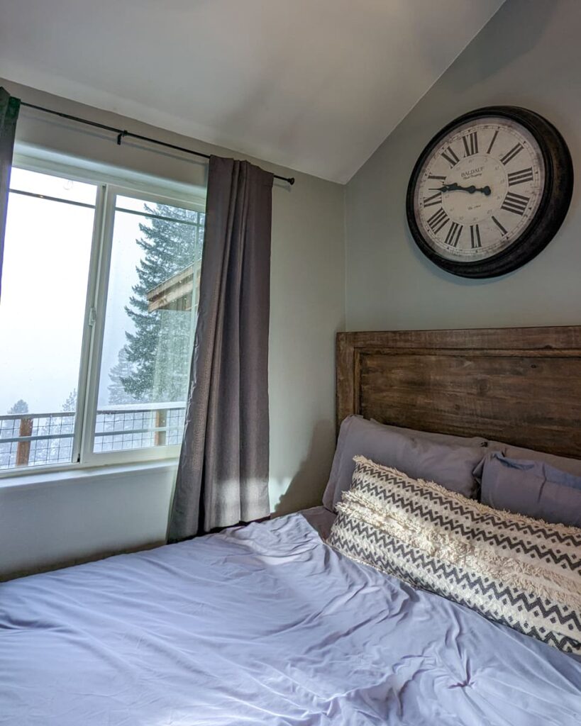 Main bedroom with queen-sized bed